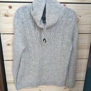 H&M Grey Cable Knit Sweater